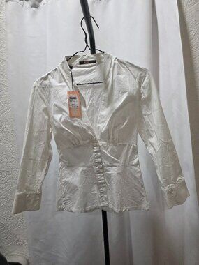 Reiss Rocket fitted white v  top